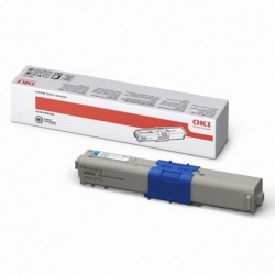 OKI oryginalny toner 44469724, cyan, 5000s, OKI C510, 530, O - 1