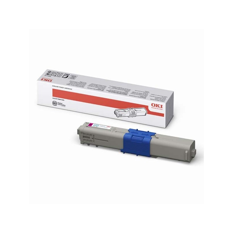 OKI oryginalny toner 44469723, magenta, 5000s, OKI C510, 530, O - 1