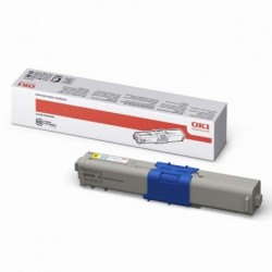 OKI oryginalny toner 44469722, yellow, 5000s, OKI C510, 530, O - 1