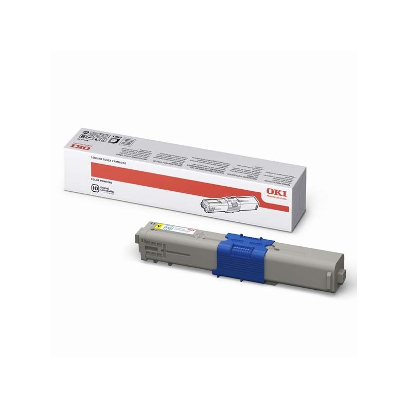 OKI oryginalny toner 44469722, yellow, 5000s, OKI C510, 530, O - 1