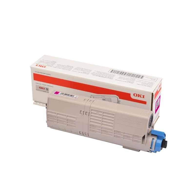 OKI oryginalny toner 46490606, magenta, 6000s, OKI C532, MC573, O - 1