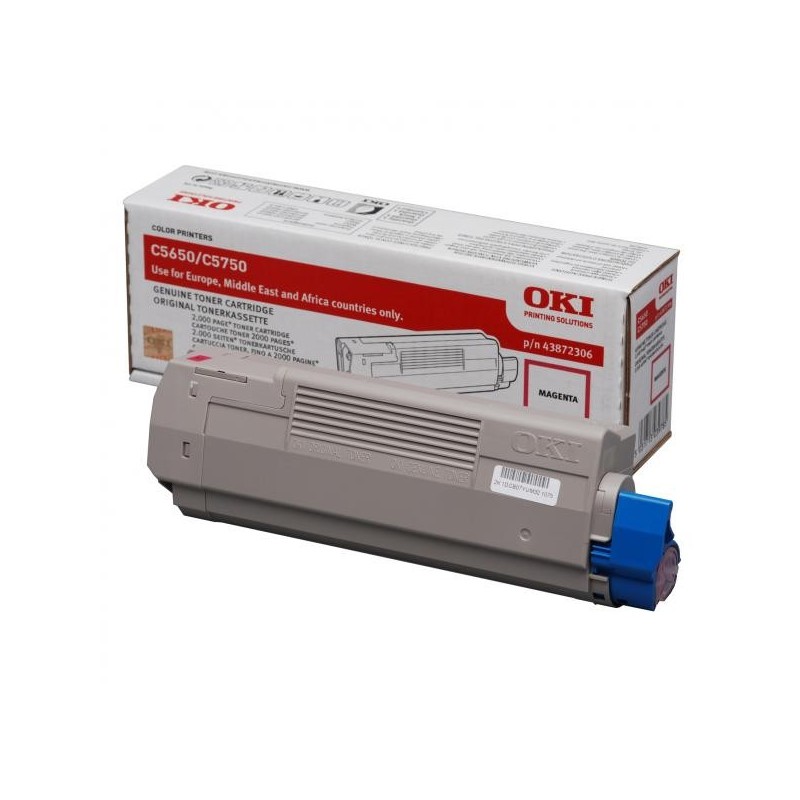 OKI oryginalny toner 43872306, magenta, 2000s, OKI C5650, 5750, O - 1