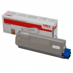 OKI oryginalny toner 44315307, cyan, 6000s, OKI C610, O - 1
