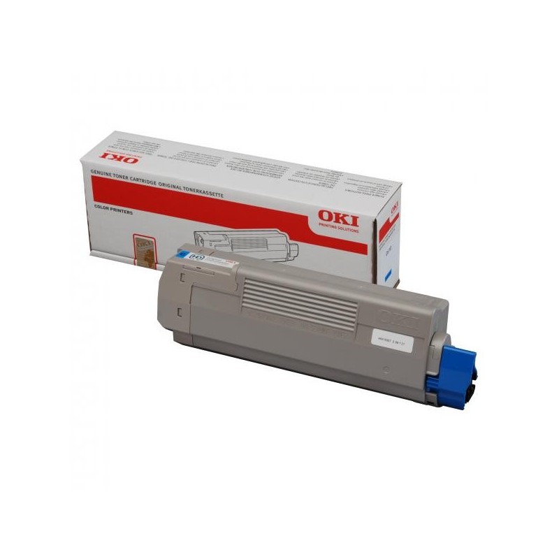 OKI oryginalny toner 44315307, cyan, 6000s, OKI C610, O - 1