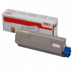 OKI oryginalny toner 44315305, yellow, 6000s, OKI C610, O - 1