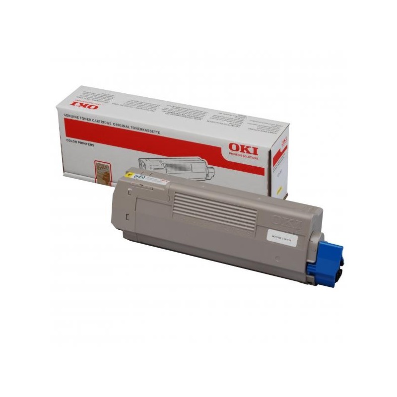 OKI oryginalny toner 44315305, yellow, 6000s, OKI C610, O - 1