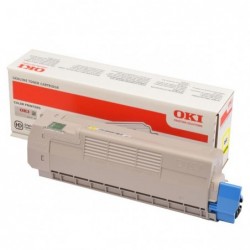 OKI oryginalny toner 46507505, yellow, 6000s, OKI C612, O - 1