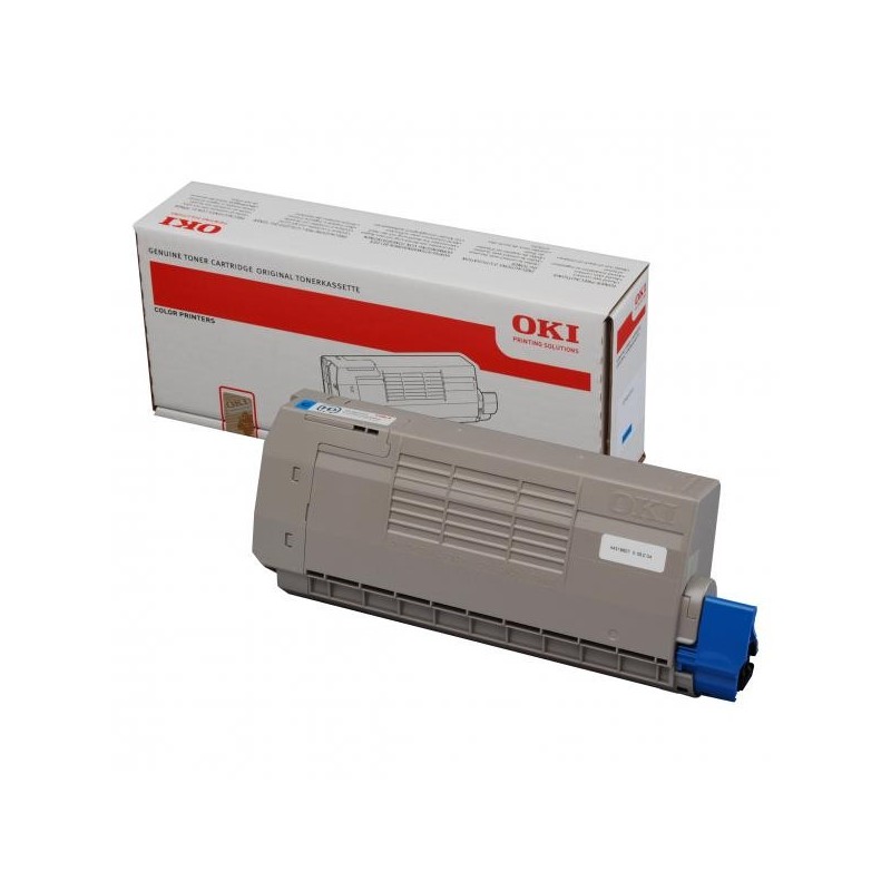 OKI oryginalny toner 44318607, cyan, 11500s, OKI C710, C711, O - 1