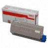OKI oryginalny toner 44318607, cyan, 11500s, OKI C710, C711, O - 1