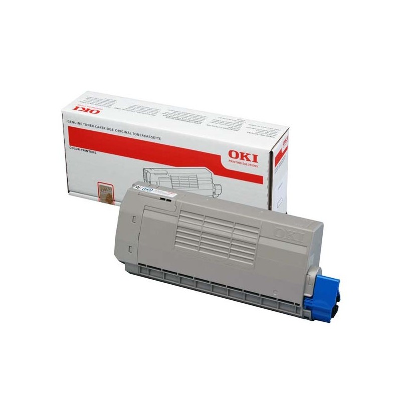 OKI oryginalny toner 44318657, white, 6000s, OKI C710, C711, O - 1