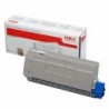 OKI oryginalny toner 44318657, white, 6000s, OKI C710, C711, O - 1