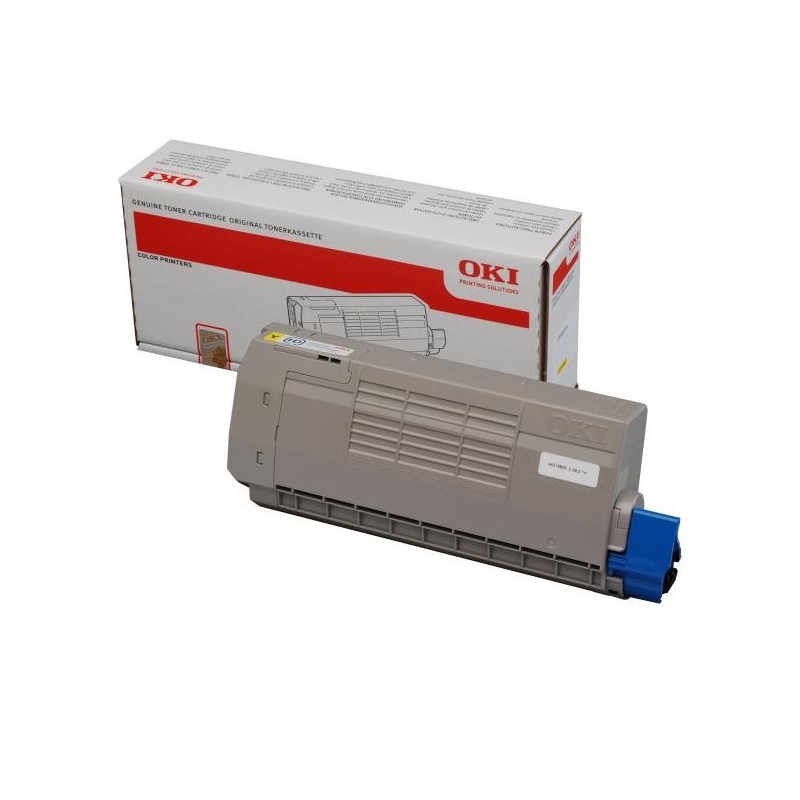 OKI oryginalny toner 44318605, yellow, 11500s, OKI C710, C711, O - 1