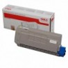 OKI oryginalny toner 44318605, yellow, 11500s, OKI C710, C711, O - 1
