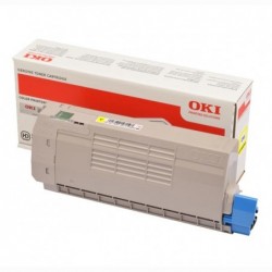 OKI oryginalny toner 46507613, yellow, 11500s, OKI C712, O - 1
