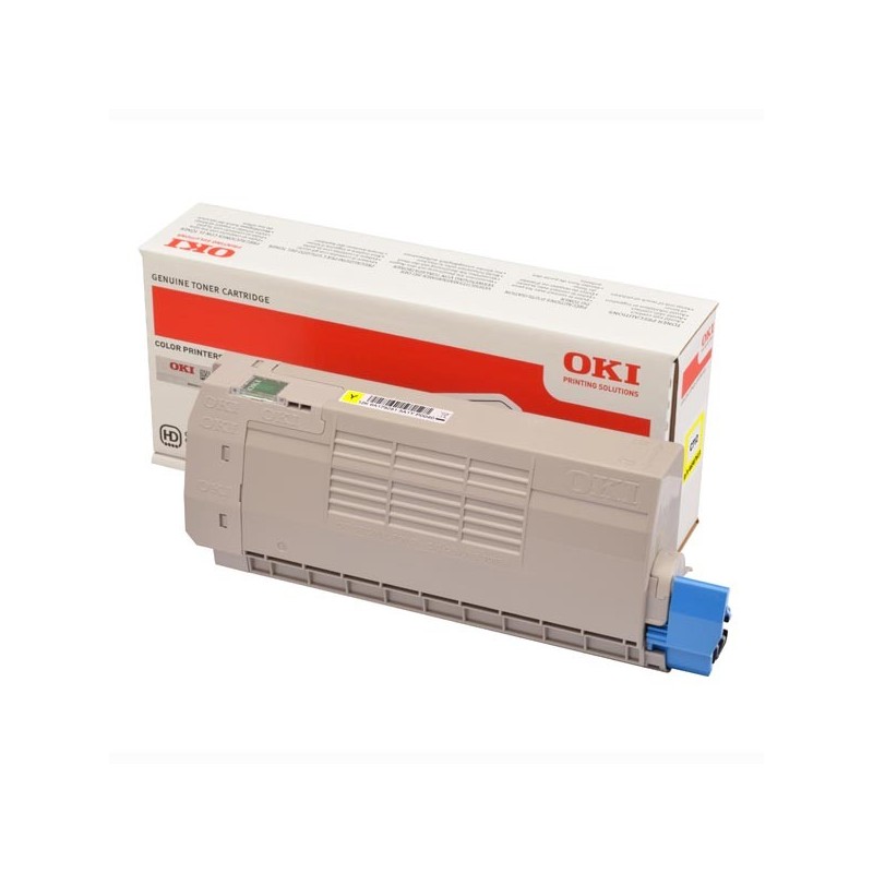 OKI oryginalny toner 46507613, yellow, 11500s, OKI C712, O - 1