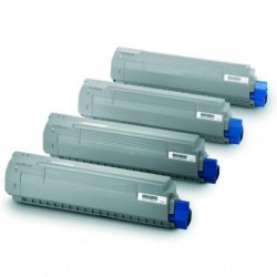 OKI oryginalny toner 44059106, magenta, 8000s, OKI C810, 830, O - 1