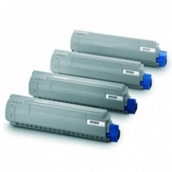 OKI oryginalny toner 44059105, yellow, 8000s, OKI C810, 830, O - 1