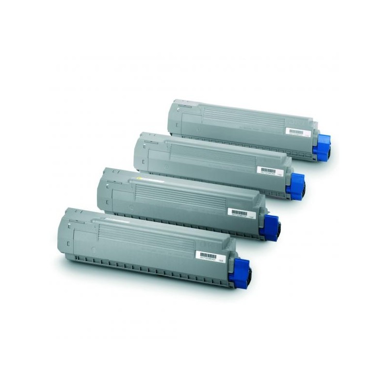 OKI oryginalny toner 44059105, yellow, 8000s, OKI C810, 830, O - 1