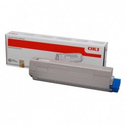OKI oryginalny toner 44844616, black, 7000s, OKI C822, O - 1