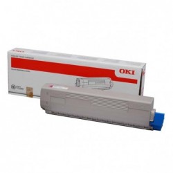 OKI oryginalny toner 44844614, magenta, 7300s, OKI C822, O - 1