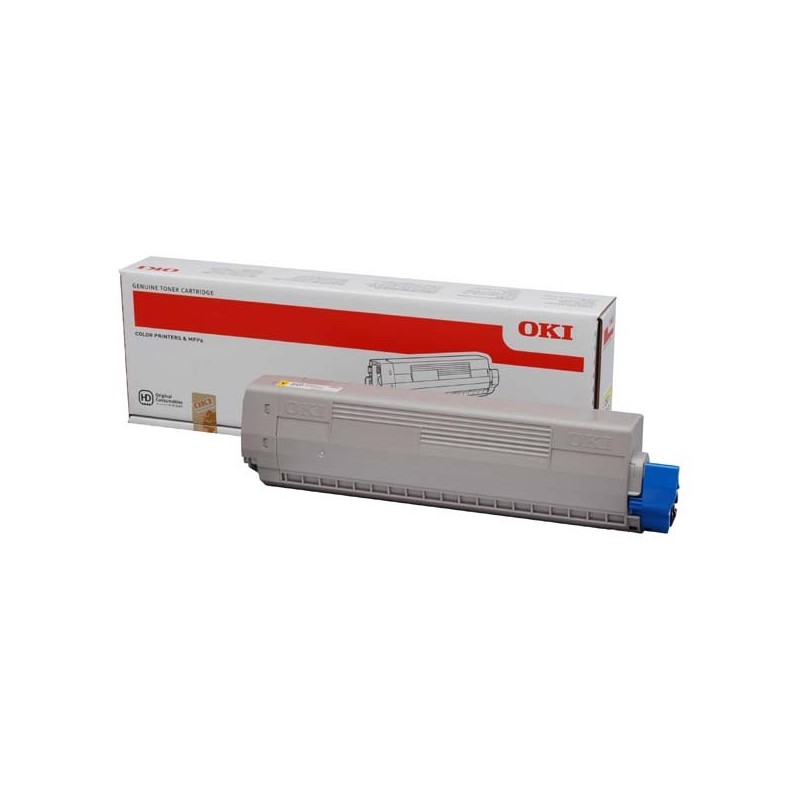 OKI oryginalny toner 44844505, yellow, 10000s, OKI C831, 841, O - 1