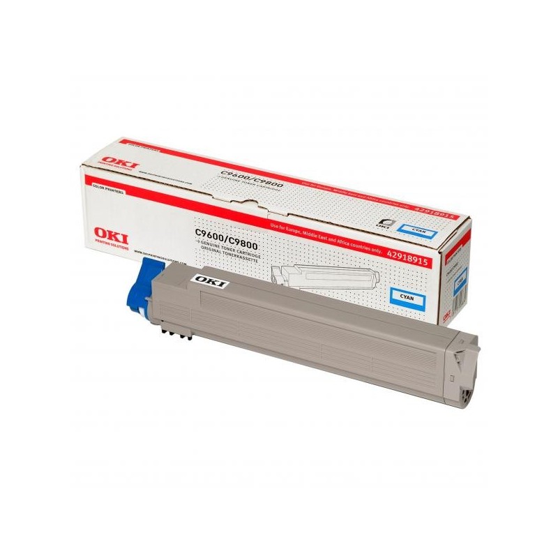 OKI oryginalny toner 42918915, cyan, 15000s, OKI C9600, C9800, C9650, C9850, MFP, O - 1