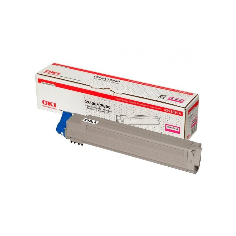 OKI oryginalny toner 42918914, magenta, 15000s, OKI C9600, C9800, C9650, C9850, MFP, O - 1