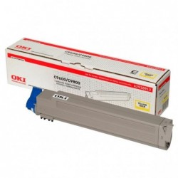 OKI oryginalny toner 42918913, yellow, 15000s, OKI C9600, C9800, C9650, C9850, MFP, O - 1