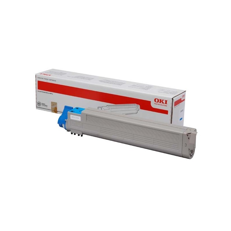 OKI oryginalny toner 43837131, cyan, 22000s, OKI C9655, O - 1