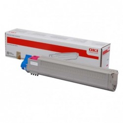 OKI oryginalny toner 43837130, magenta, 22000s, OKI C9655, O - 1