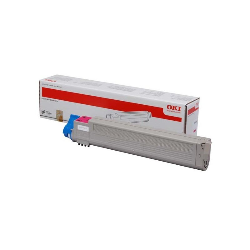 OKI oryginalny toner 43837130, magenta, 22000s, OKI C9655, O - 1