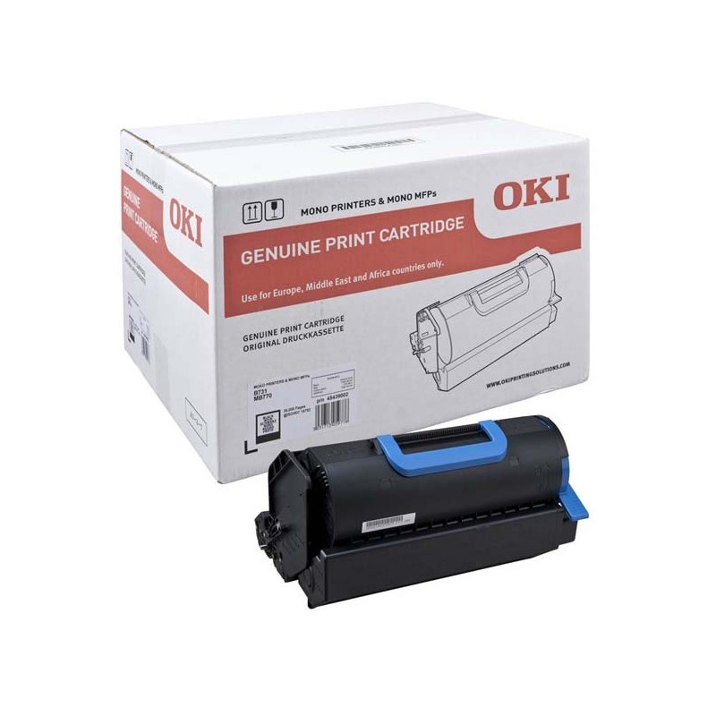 OKI oryginalny toner 45439002, black, 36000s, OKI MB770, B731, O - 1