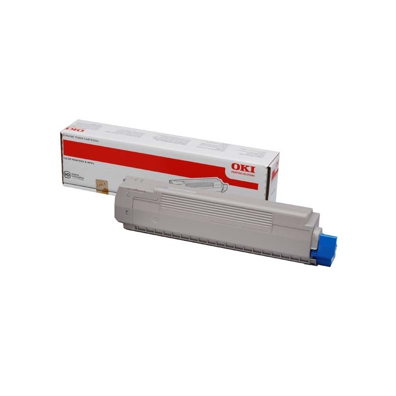 OKI oryginalny toner 44059167, cyan, 7300s, OKI MC851, MC861, O - 1