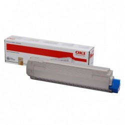 OKI oryginalny toner 44059255, cyan, 10000s, OKI MC861, O - 1