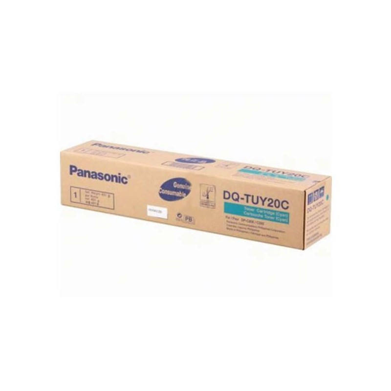 Panasonic oryginalny toner DQ-TUY20C-PB, cyan, 20000s, Panasonic DP-C265, DP-C266, O - 1