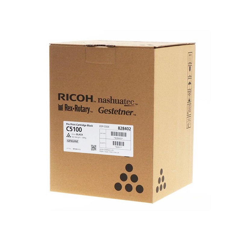 Ricoh oryginalny toner 828402, 828225, black, Ricoh Pro C5100S, C5110S, O - 1