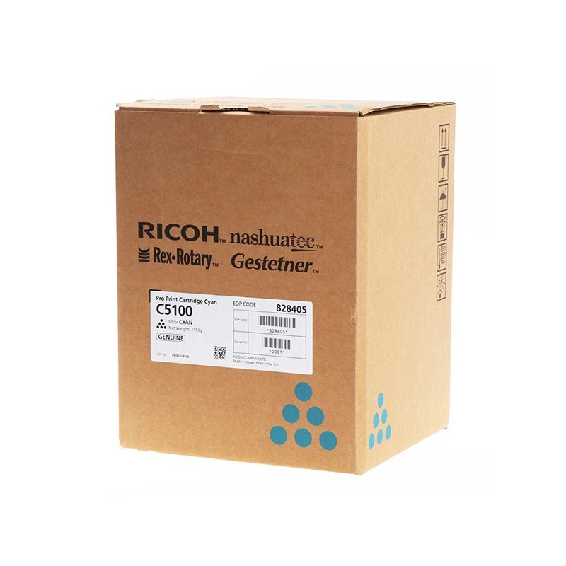 Ricoh oryginalny toner 828405, 828228, cyan, Ricoh Pro C5100S, C5110S, O - 1