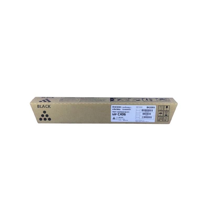 Ricoh oryginalny toner 842095, black, 17000s, Ricoh Aficio MP C306, MP C307, MP C406, O - 1