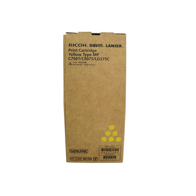 Ricoh oryginalny toner 841364,841411,842074, yellow, Ricoh Aficio MPC6501SP, 7501SP, O - 1