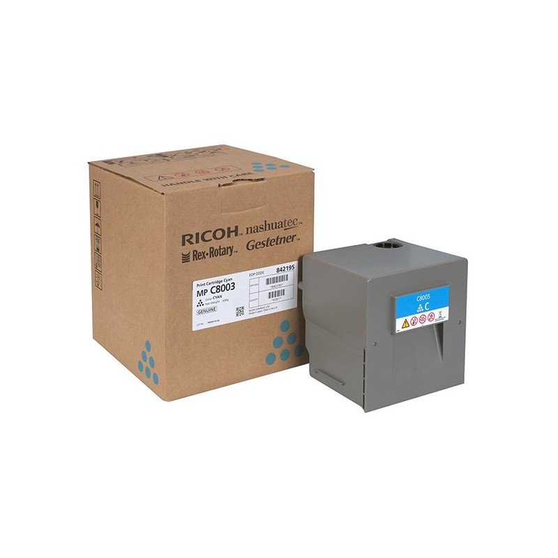 Ricoh oryginalny toner 842195, cyan, Ricoh Aficio MP C6503, C8003, O - 1