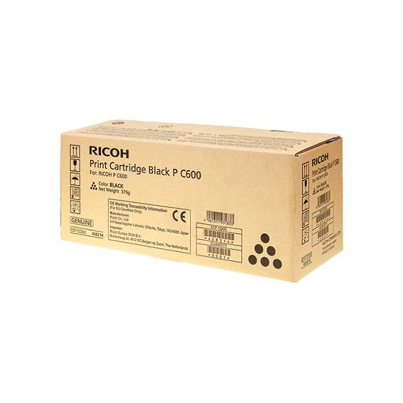 Ricoh oryginalny toner 408314, black, 17000s, Ricoh P C 600, O - 1