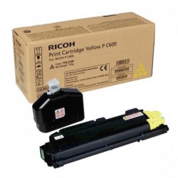 Ricoh oryginalny toner 408317, yellow, 12000s, Ricoh P C 600, O - 1