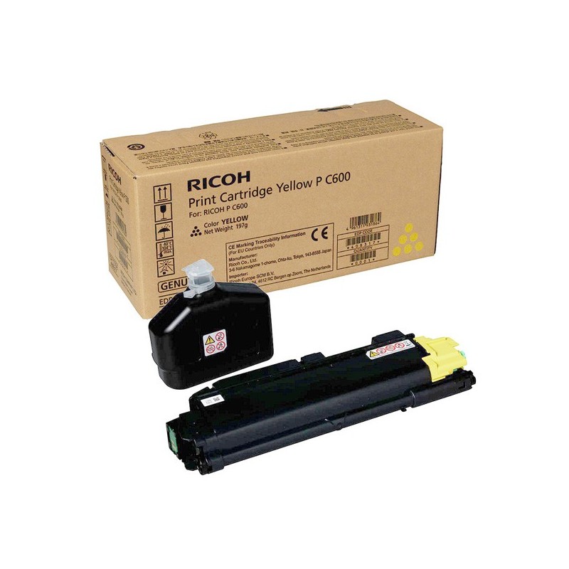 Ricoh oryginalny toner 408317, yellow, 12000s, Ricoh P C 600, O - 1