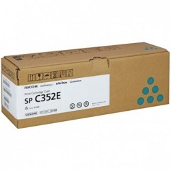 Ricoh oryginalny toner 407384, cyan, 9000s, 408216, Ricoh SP C352, O - 1