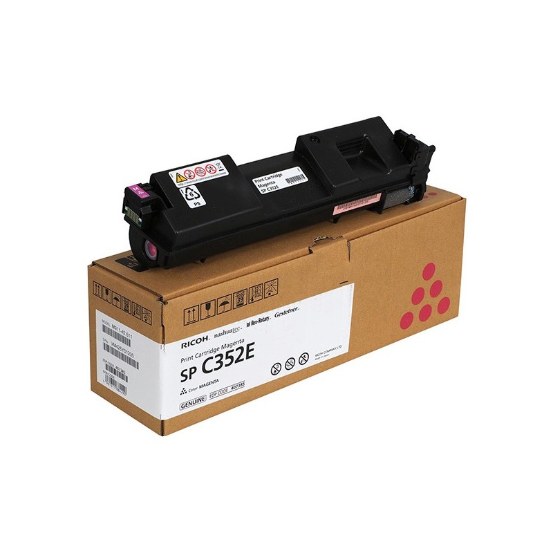 Ricoh oryginalny toner 408217, magenta, 9000s, 407385, Ricoh SP C352, O - 1