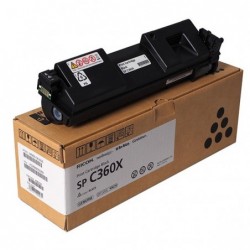 Ricoh oryginalny toner 408250, black, 10000s, Ricoh SPC360X, SPC361, O - 1