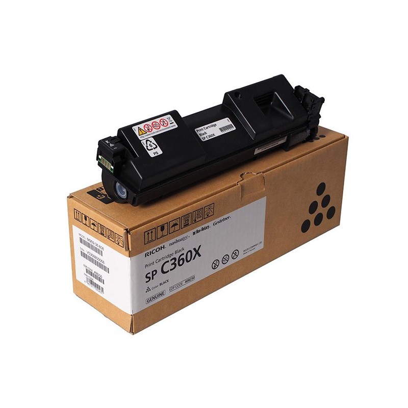 Ricoh oryginalny toner 408250, black, 10000s, Ricoh SPC360X, SPC361, O - 1