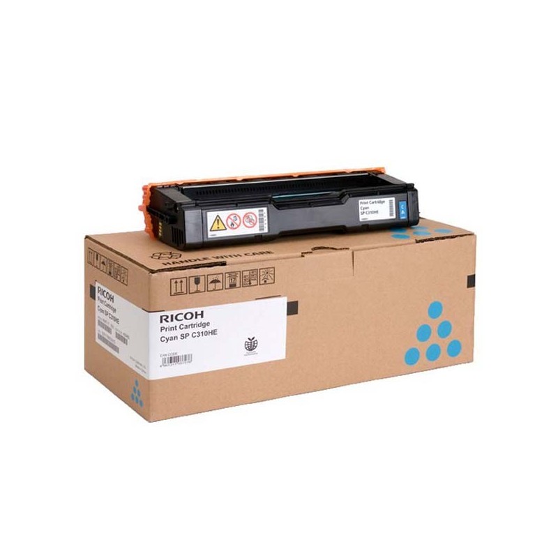 Ricoh oryginalny toner 406349, 407641, cyan, 2500s, low capacity, Ricoh SP C310, C311, C312, SP C231, C232, O - 1