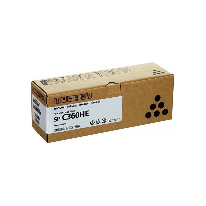Ricoh oryginalny toner 408184, black, 7000s, Ricoh SP C360DNw, O - 1