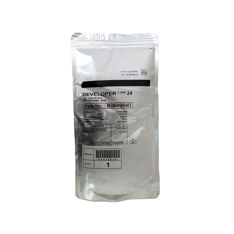 Ricoh oryginalny developer B0649640, T24, black, 350000s, Ricoh AFICIO 1060,1075,2051,2060,2075, MP5500,6500,7500, O - 1